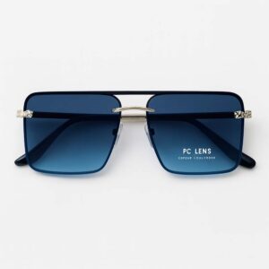Blue Gradient: Unisex Cartier-Style Fashion Sunglasses