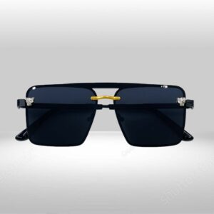 Black: Unisex Cartier-Style Fashion Sunglasses